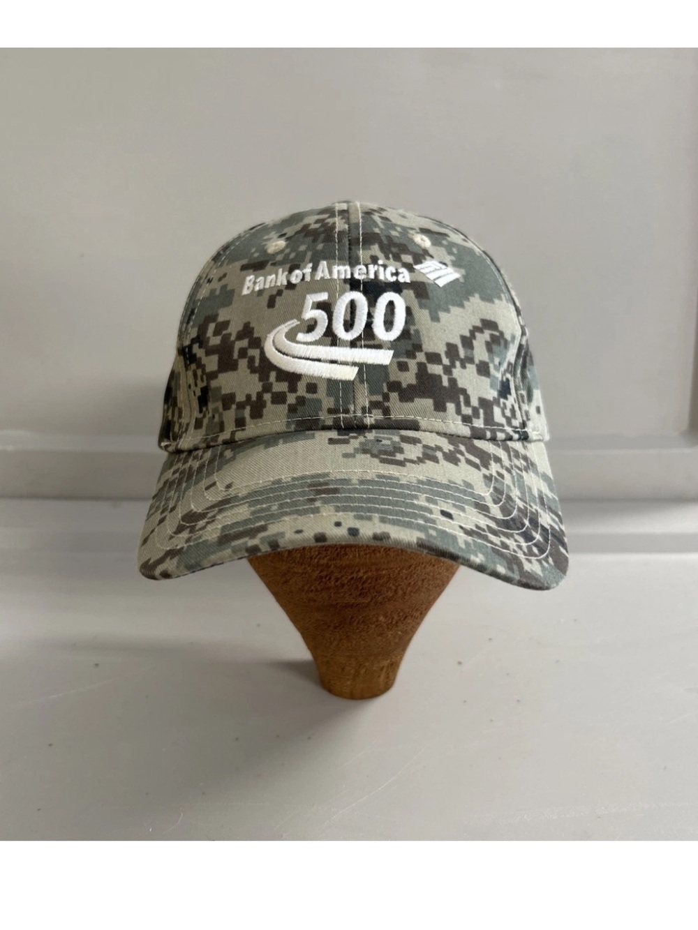 Bank of America 500 NASCAR Charlotte Motor Speedway Camo Strapback Hat OSFM